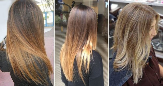 Растяжка цвета на волосах шоколад Растяжка цвета на волосах шоколад