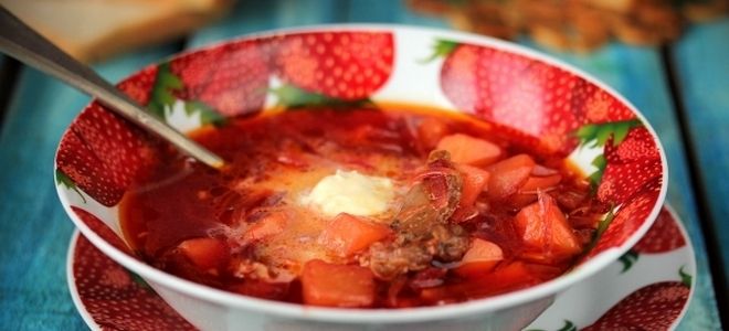 борщ со свеклой без капусты борщ со свеклой без капусты