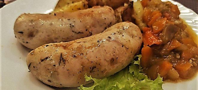 куриные купаты на сковороде куриные купаты на сковороде