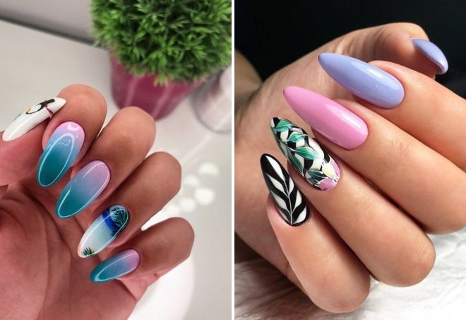 летний маникюр на длинные ногти летний маникюр на длинные ногти