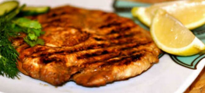 стейк из бедра индейки на сковороде стейк из бедра индейки на сковороде