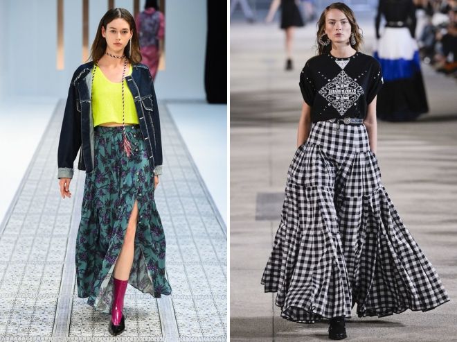 стильные длинные юбки стильные длинные юбки