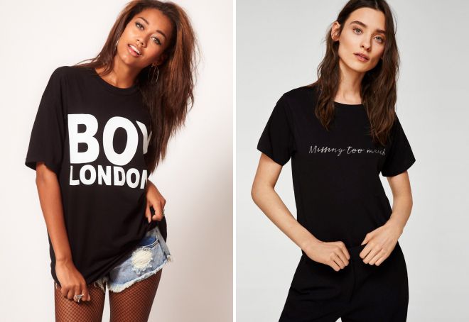 черная футболка с надписью черная футболка с надписью