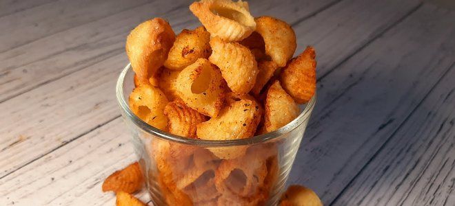 чипсы из макарон на сковороде чипсы из макарон на сковороде