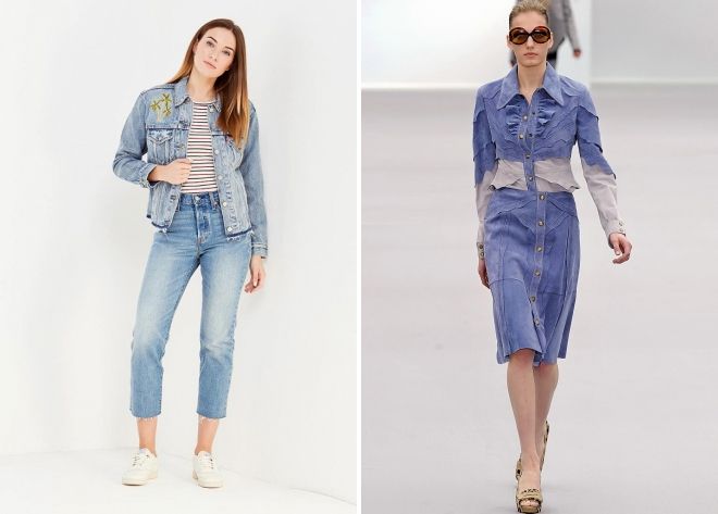 модные женские джинсовые костюмы модные женские джинсовые костюмы