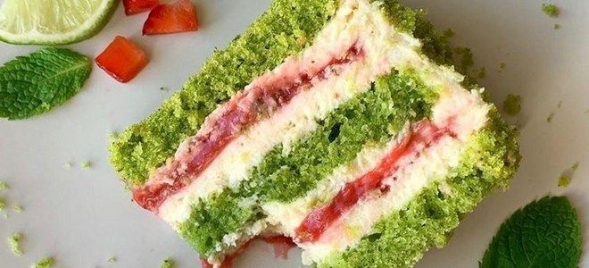 торт клубничный мохито торт клубничный мохито
