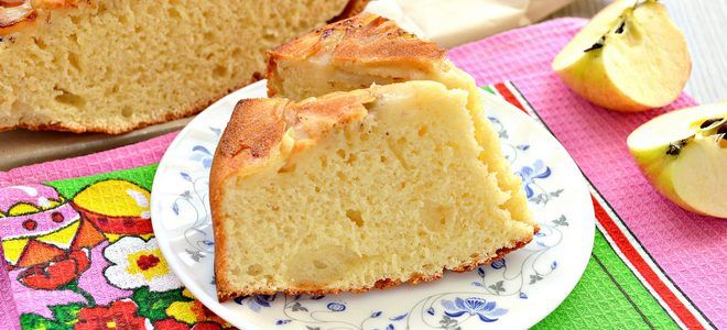 вкусная шарлотка с яблоками на сковороде вкусная шарлотка с яблоками на сковороде