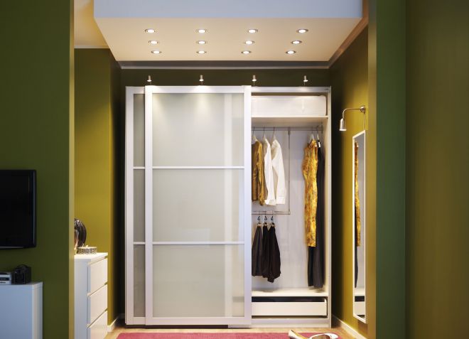 Встроенный шкаф купе из гипсокартона Встроенный шкаф купе из гипсокартона