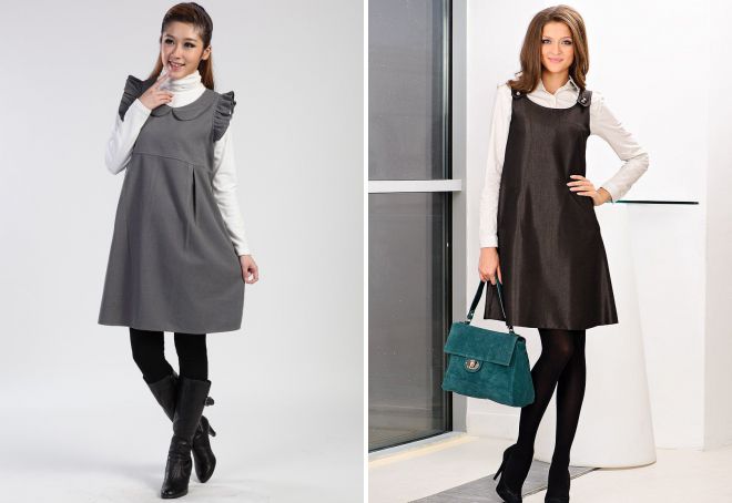 деловой сарафан трапеция деловой сарафан трапеция