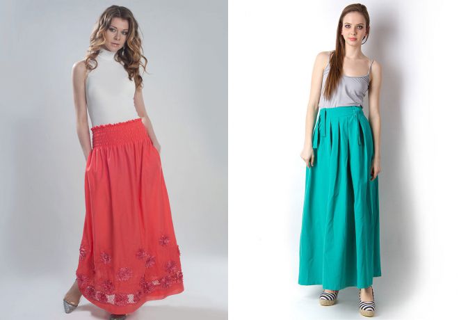 длинная летняя юбка на резинке длинная летняя юбка на резинке