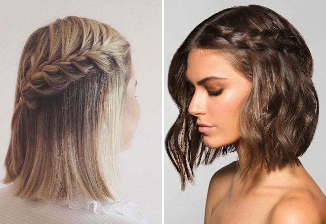 красивые косы на короткие волосы красивые косы на короткие волосы