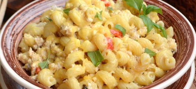 макароны в сырном соусе на сковороде макароны в сырном соусе на сковороде