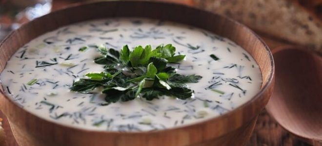 фото6 окрошка с курицей на бульоне