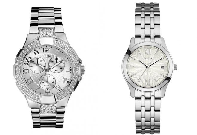 серебряные часы guess серебряные часы guess