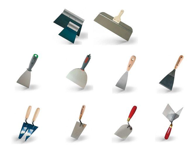виды шпателя виды шпателя