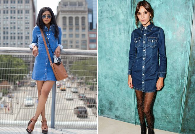 джинсовое платье рубашка джинсовое платье рубашка