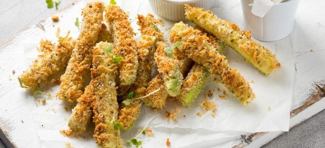 хрустящие наггетсы в духовке из кабачков хрустящие наггетсы в духовке из кабачков
