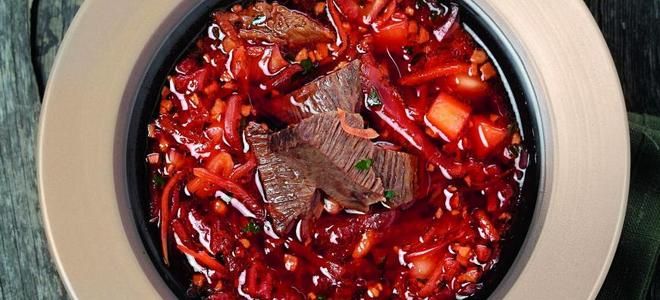 классический рецепт борща со свеклой с говядиной классический рецепт борща со свеклой с говядиной