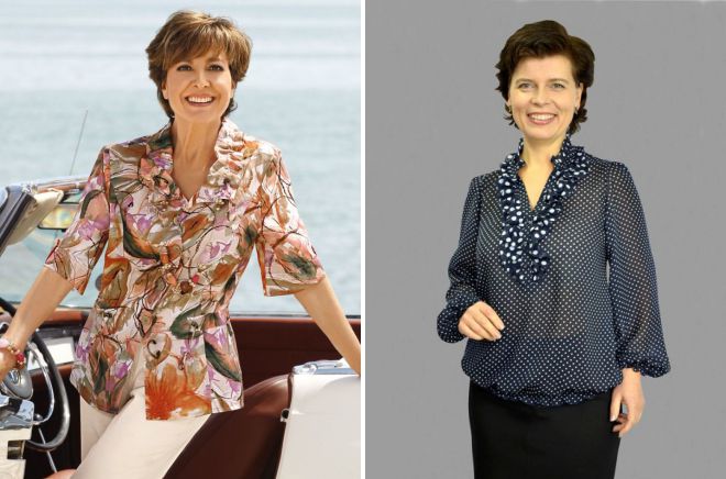 модные блузки для пожилых женщин модные блузки для пожилых женщин