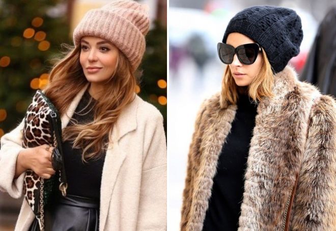 модные объемные вязаные шапки модные объемные вязаные шапки