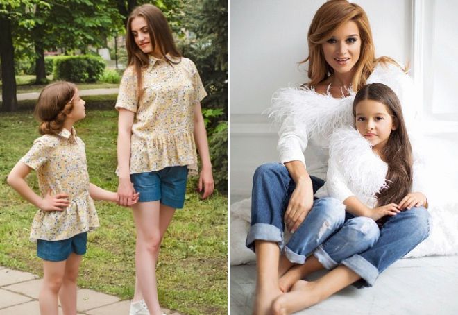 одинаковые костюмы для мамы и дочки одинаковые костюмы для мамы и дочки