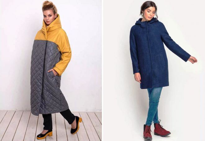 пальто оверсайз с капюшоном пальто оверсайз с капюшоном