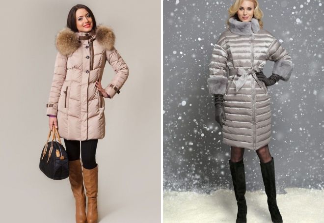 с чем носить приталенный пуховик до колен с чем носить приталенный пуховик до колен