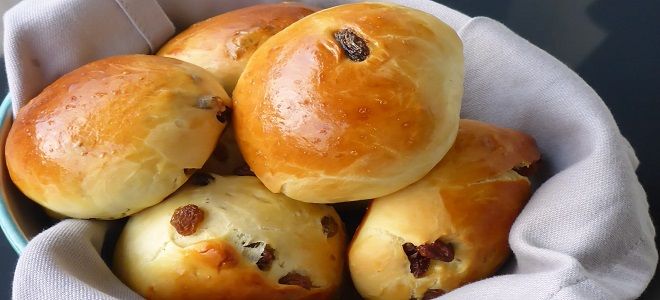 сдобные булочки с изюмом сдобные булочки с изюмом