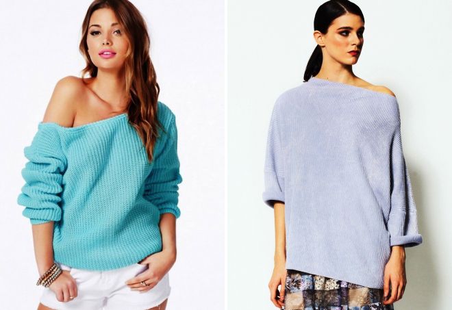 свитер оверсайз на одно плечо свитер оверсайз на одно плечо
