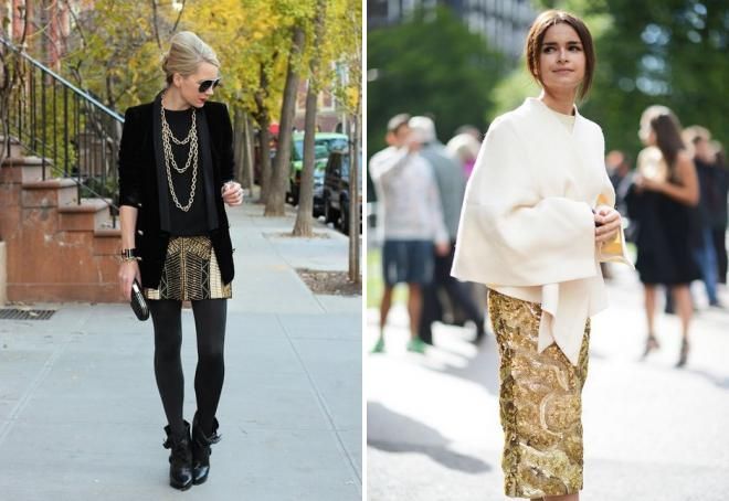 Золотой цвет в одежде Золотой цвет в одежде