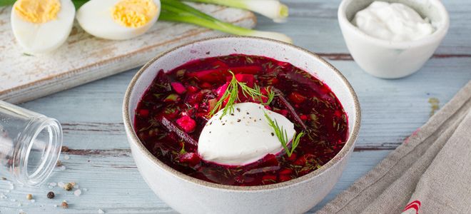 классический рецепт холодного борща со свеклой классический рецепт холодного борща со свеклой