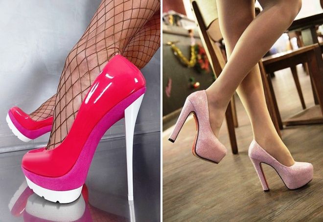 модные розовые туфли модные розовые туфли
