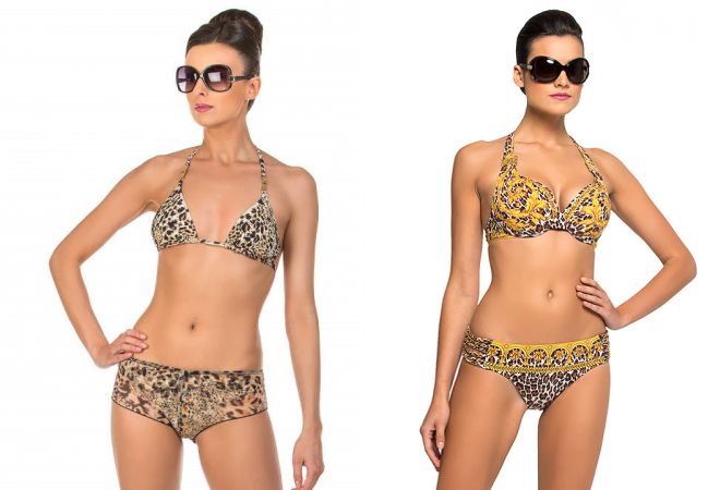 раздельный леопардовый купальник раздельный леопардовый купальник