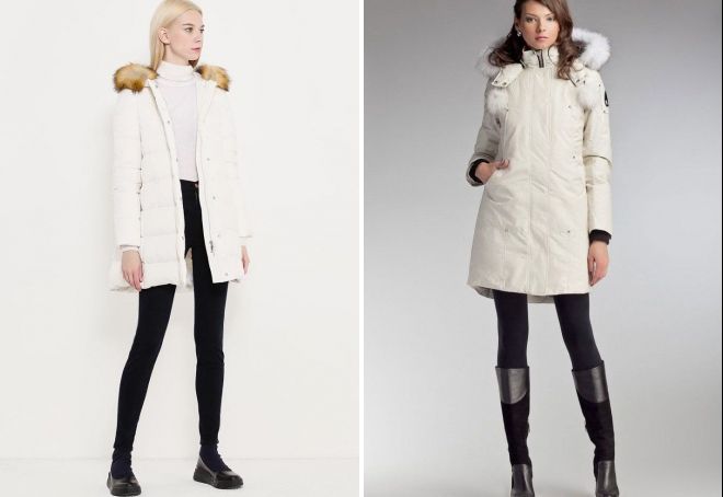 с чем носить пуховик с мехом до колена с чем носить пуховик с мехом до колена