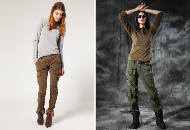 зимние брюки карго зимние брюки карго