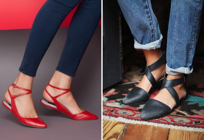 босоножки без каблука с закрытым носом босоножки без каблука с закрытым носом