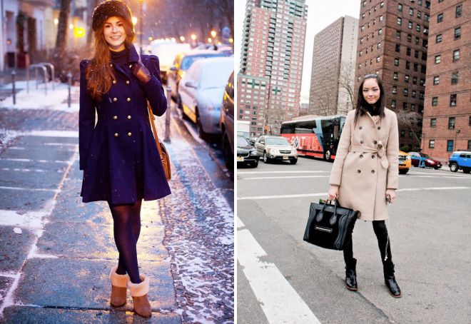 ботильоны без каблука с пальто ботильоны без каблука с пальто