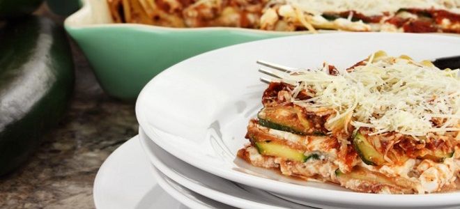 кабачковая лазанья кабачковая лазанья