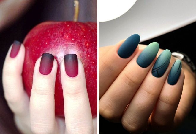 матовый маникюр омбре матовый маникюр омбре