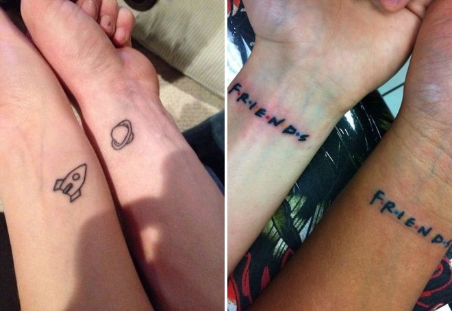 парные тату для друзей парные тату для друзей