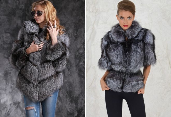 полушубок из чернобурки полушубок из чернобурки