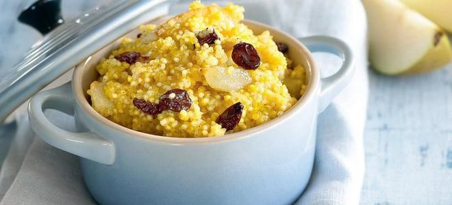 пшенная каша с изюмом пшенная каша с изюмом