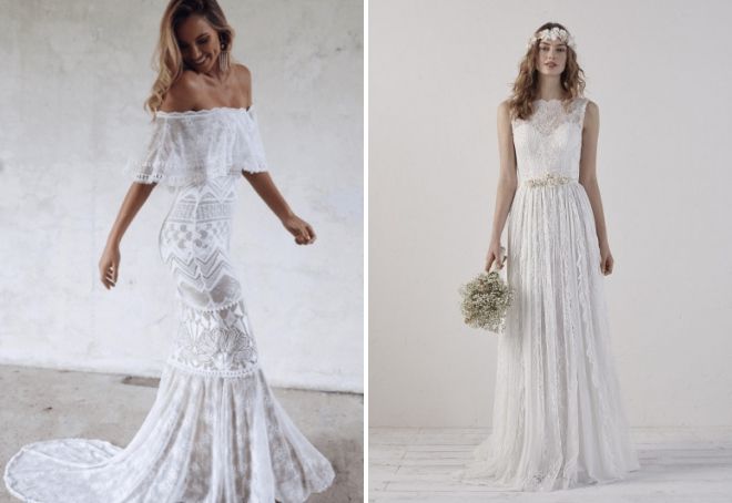 свадебные платья в стиле бохо шик свадебные платья в стиле бохо шик