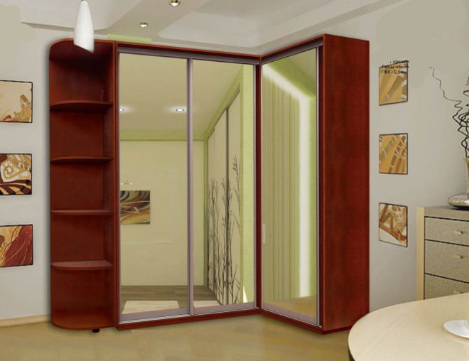 Угловой шкаф купе Угловой шкаф купе