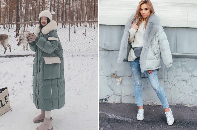 женский пуховик оверсайз с лисой женский пуховик оверсайз с лисой