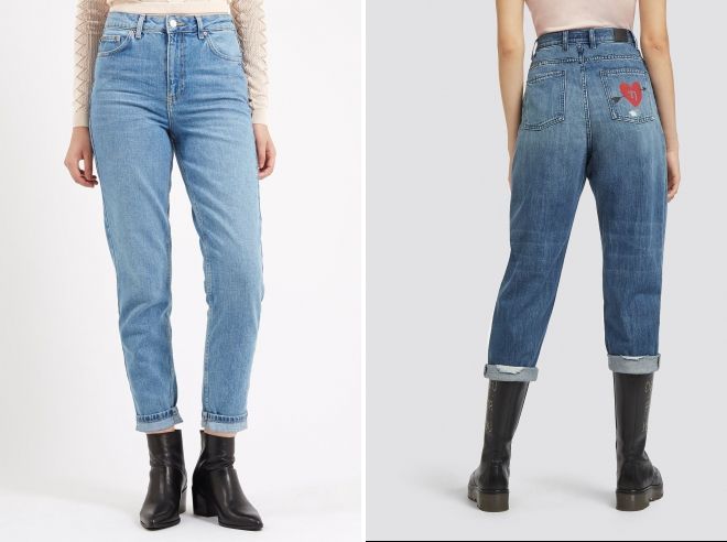 зимние джинсы мом зимние джинсы мом