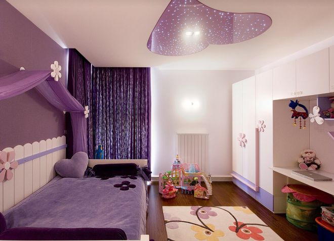 потолок в детской комнате 12