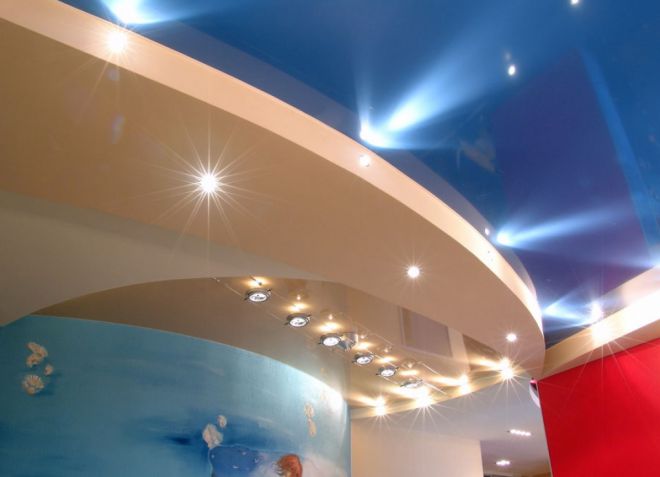 потолок в детской комнате 7