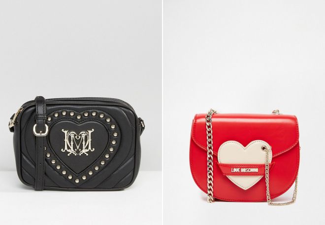 Сумка Moschino с сердцем